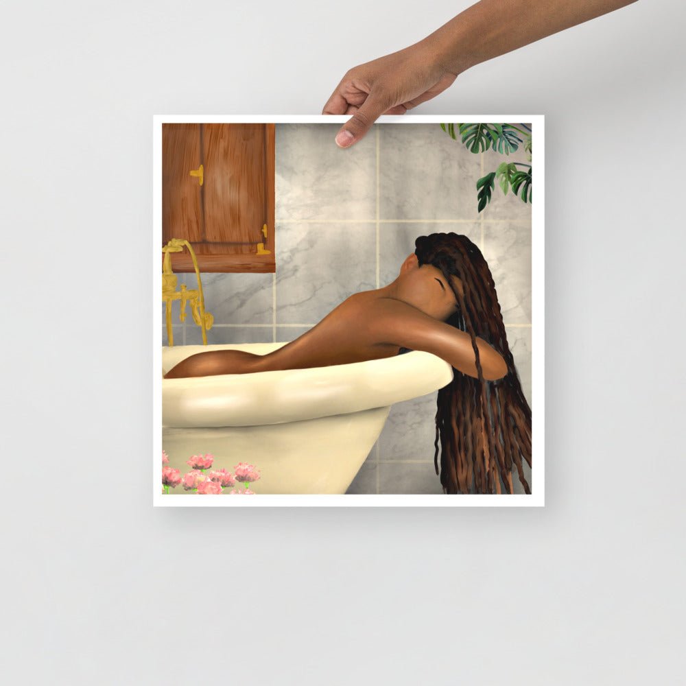 Reset and Relax Poster - Aaronya Paints