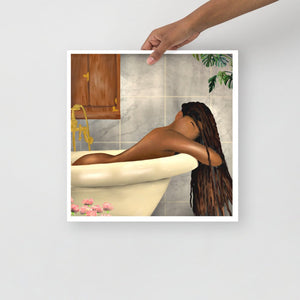 Reset and Relax Poster - Aaronya Paints