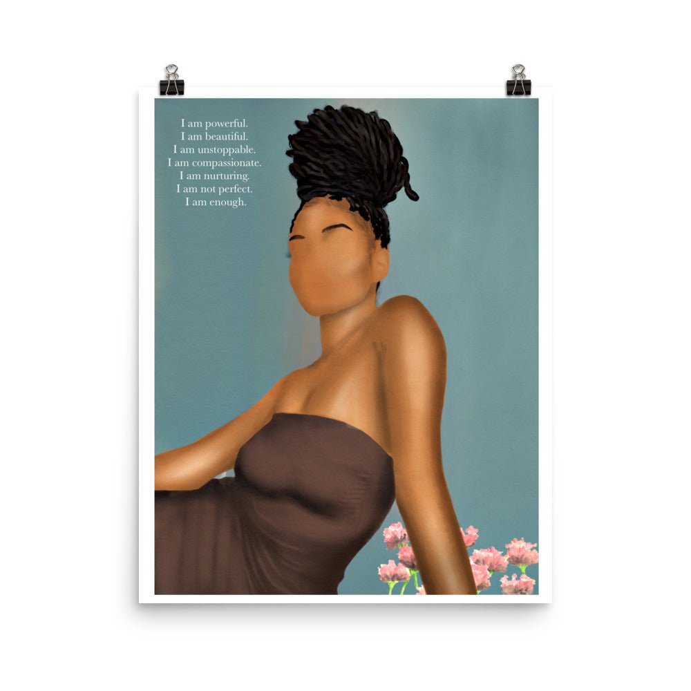 Self Love Affirmation Poster - Aaronya Paints