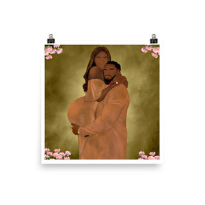 She Said Yes Poster - Aaronya Paints