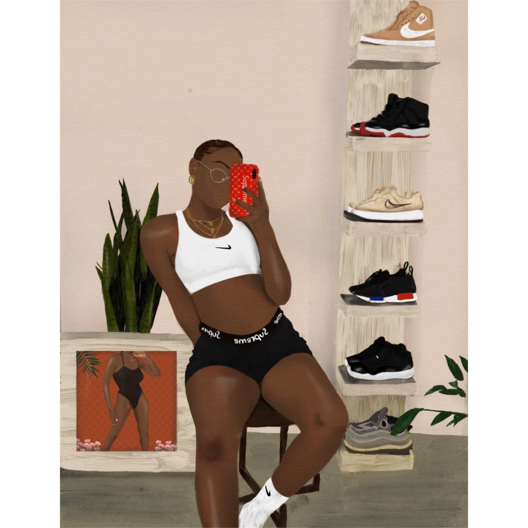 Sneaker Head - Aaronya Paints