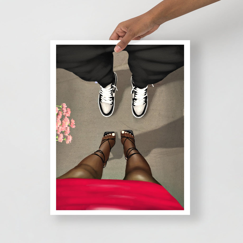 STEPPING OUT Poster - Aaronya Paints