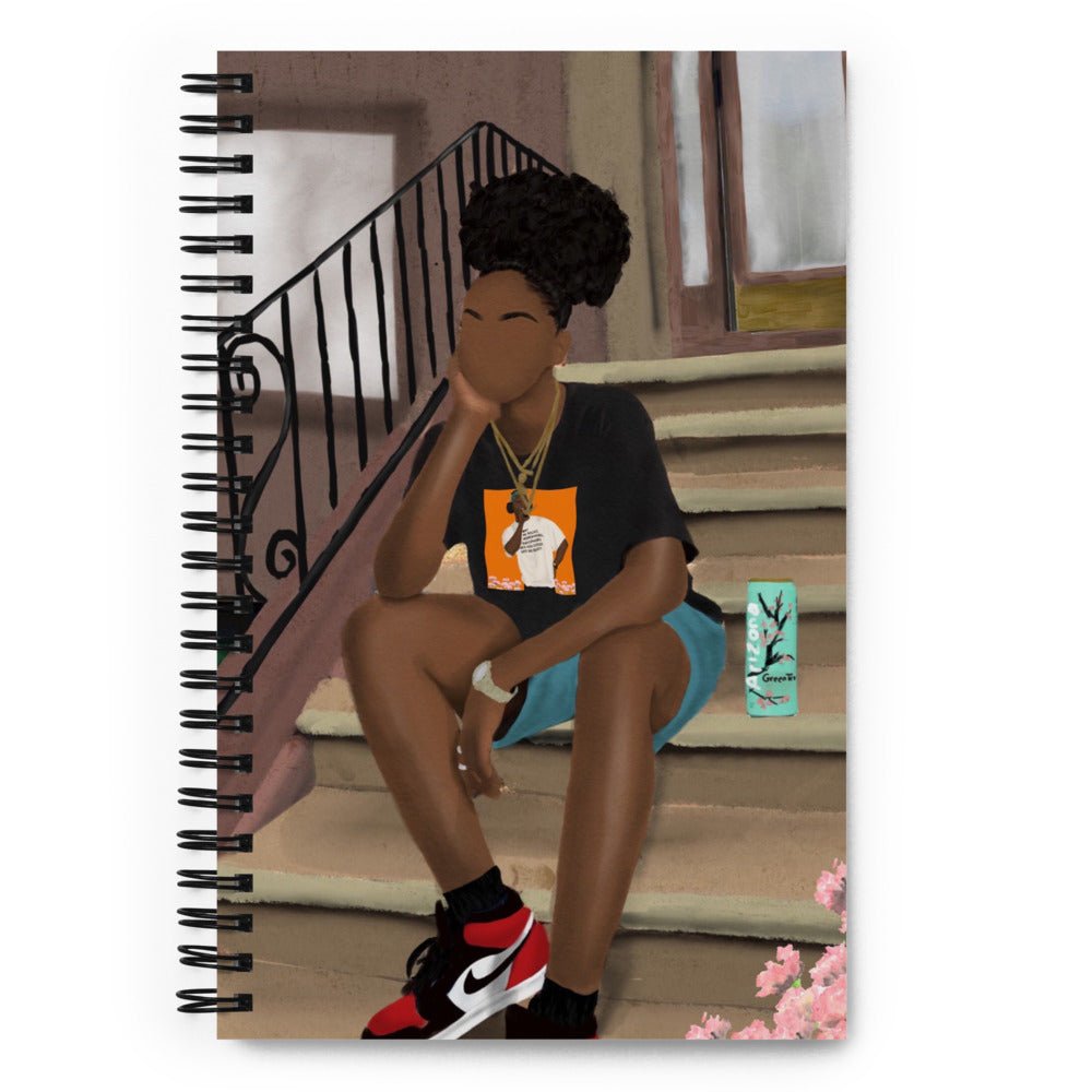 Summer in Brooklyn Spiral notebook - Aaronya Paints