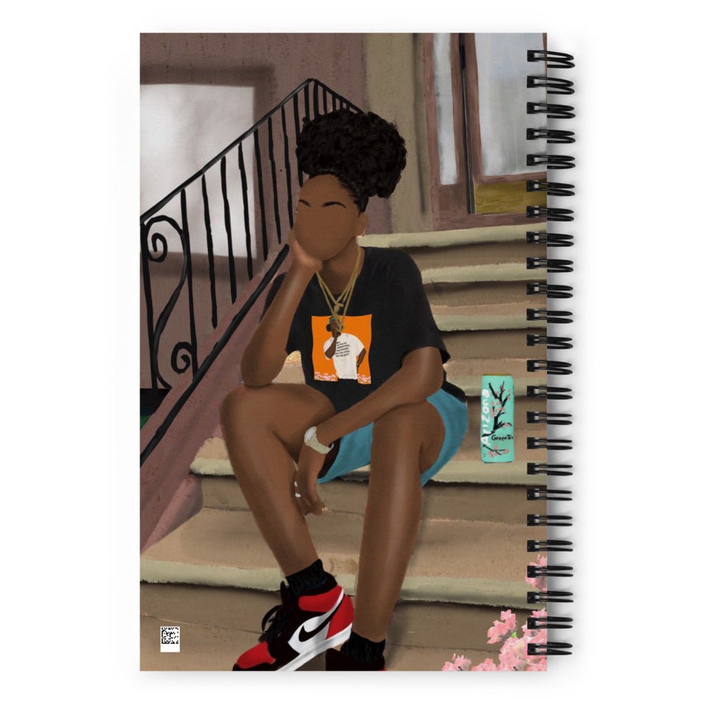 Summer in Brooklyn Spiral notebook - Aaronya Paints