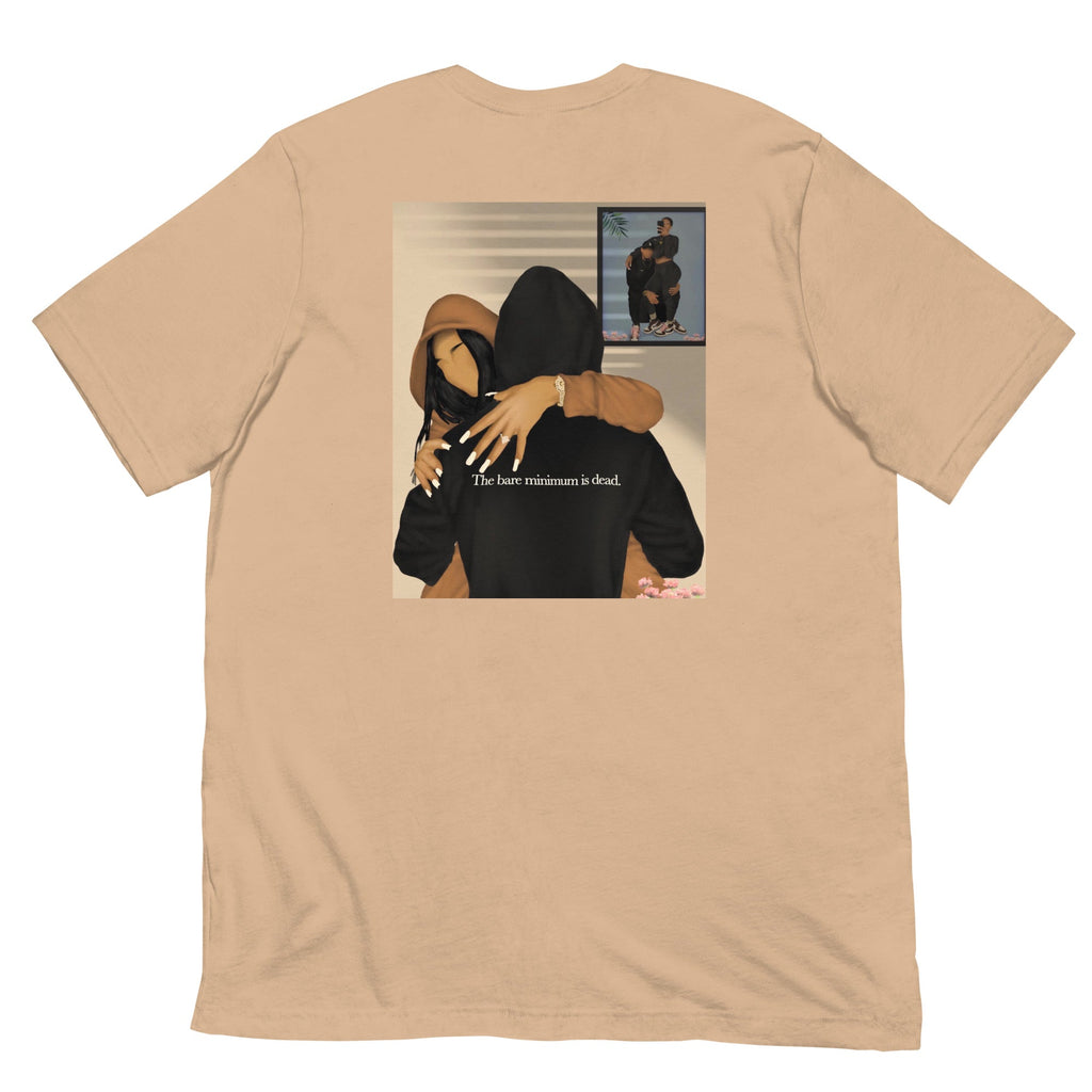 The Bare Minimum is Dead Unisex t-shirt - Aaronya Paints
