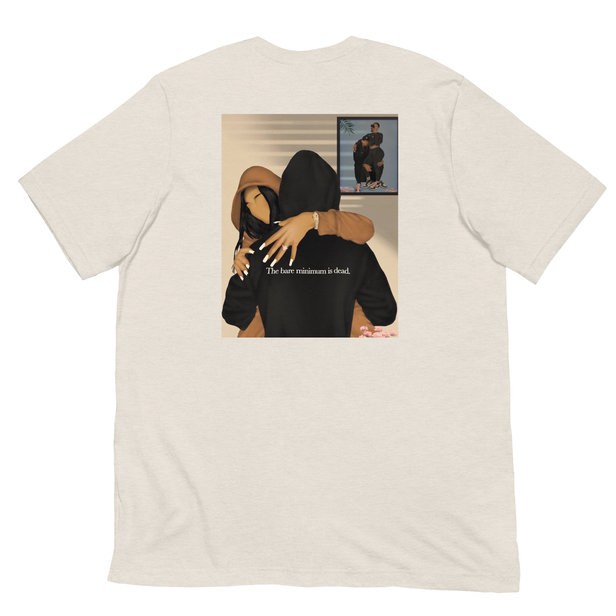 The Bare Minimum is Dead Unisex t-shirt - Aaronya Paints