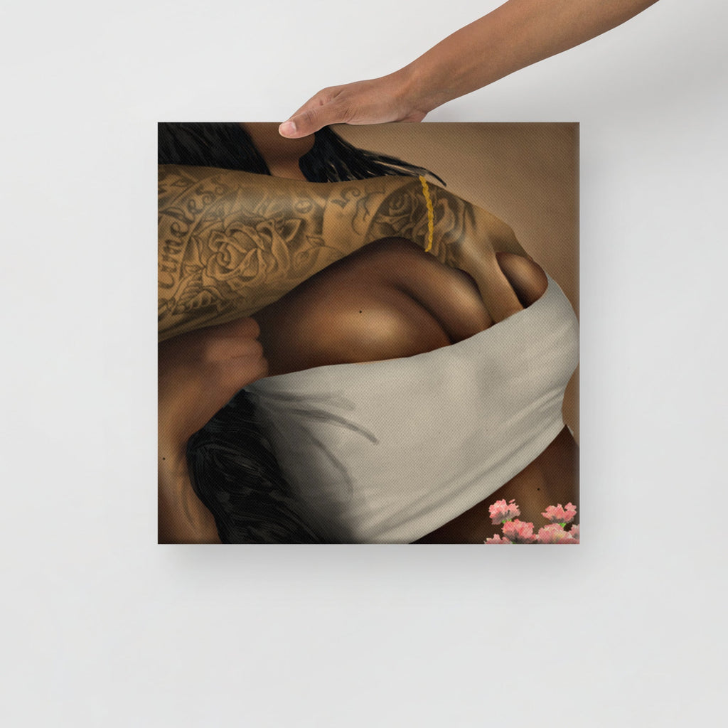 TOUCHY FEELY Canvas - Aaronya Paints