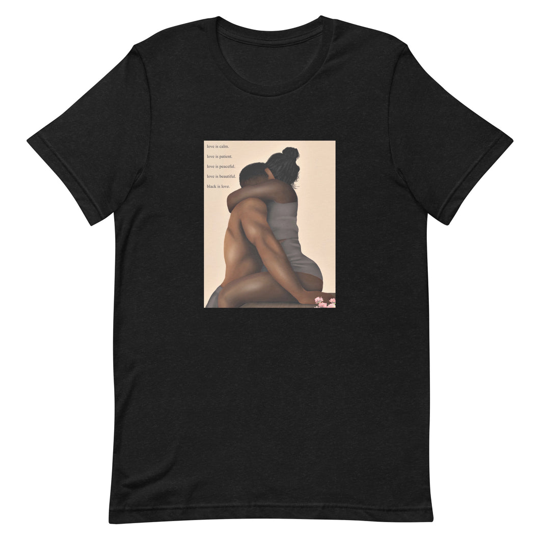 BLACK IS LOVE Unisex t-shirt