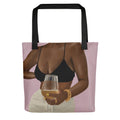 Uwine CHOCOLATE EDITION Tote bag - Aaronya Paints