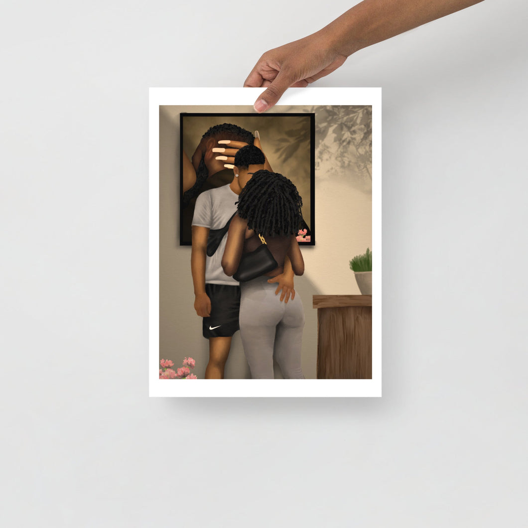YOU KNOW YOU MY BABY RIGHT? Poster - Aaronya Paints