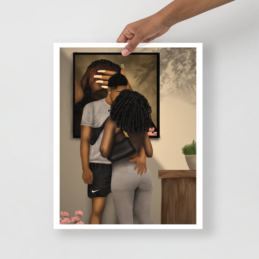 YOU KNOW YOU MY BABY RIGHT? Poster - Aaronya Paints